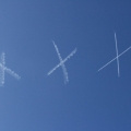 3 kisses in the skies