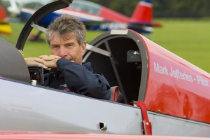 Mark Jefferies Air Displays in cockpit