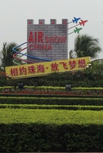 International air show china city advert