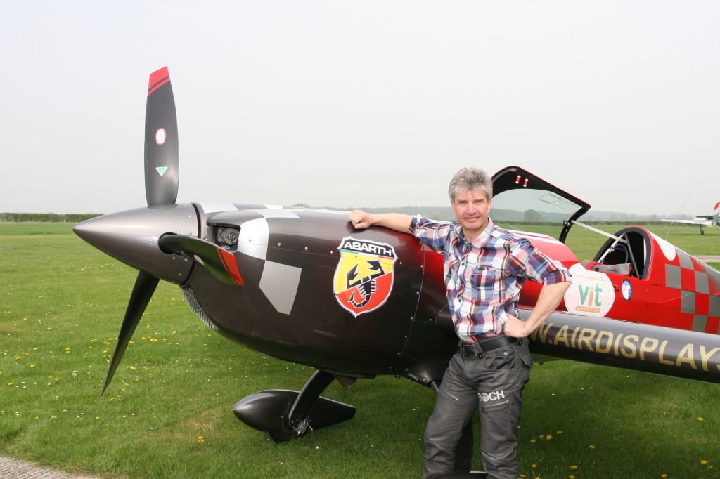 Mark jefferies with the Abarth Extra 330SC