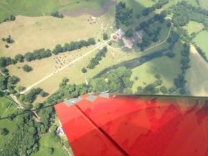 Stamford Hall from the air